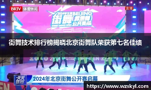街舞技术排行榜揭晓北京街舞队荣获第七名佳绩
